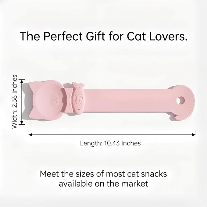 3Pack Lickable Cat Treat Squeezer Spoon Dispenser Feeder, Puree