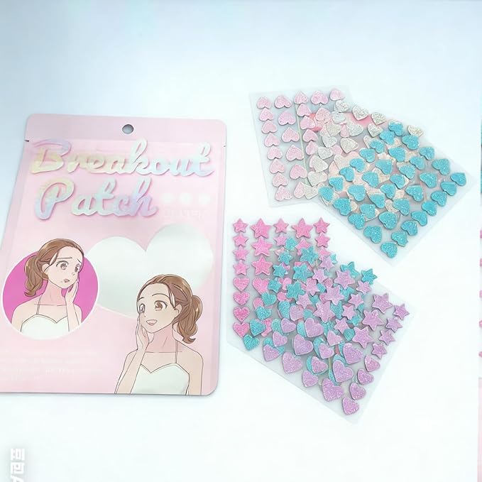 216pcs Acne Cover Patches, Hydrocolloid Pimple Patches for Face with Tea essential oil， Korean Skincare Zit Patches for FaceItems Vegan, Cruelty-free