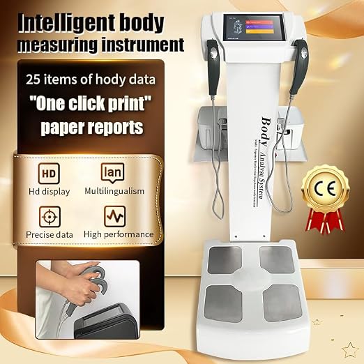 Body Fat Analyzer with Printer, Body Composition Analyzer, Body Fat Scale/Weight Scale for Accuracy 25 Key Metrics, Body Scanner Analyzer Body Fat with BMI for Gym, Fitness Studio and Home Use