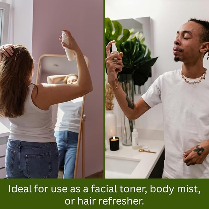 Lemongrass Hydrosol – 4 fl oz / 118 ml | Aromatic Mist for Skin Care, Toning, and Refreshing