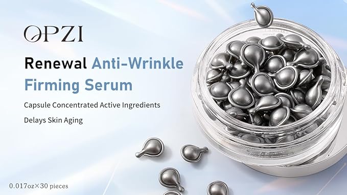 Retinol Renewal Anti-Wrinkle Firming Serum for Face, with Vitamin E and Collagen, Anti-Aging,Firming,Skin Smoothing for Women and Man, Travel Portable, (90 CT)