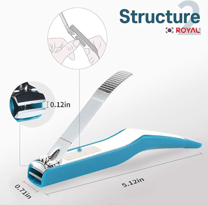 [Made in Korea] ROYAL Smart Nail Clipper with Multi-Features SMC-1, Catcher