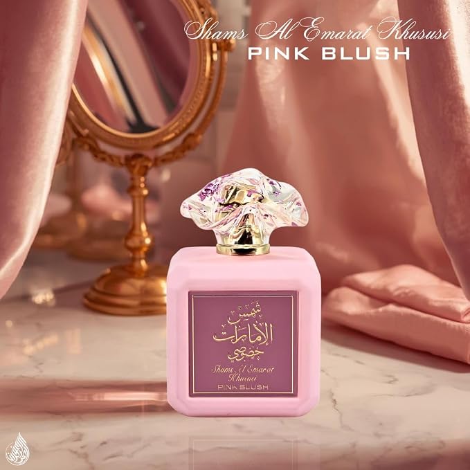 Ard al Zaafaran Pink Blush Shams Al Emarat Khususi Eau de Parfum Sprays 50ml (1.7 oz) & 100ml (3.4 oz)