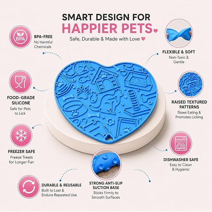 Interactive Cat Puzzle Feeder & Dog Enrichment Toy, Slow Feeder for Indoor Cats, Kittens, Puppies & Small Dogs, Treat Dispensing Food Puzzle to Encourage Foraging, Mental Stimulation & Reduce Boredom