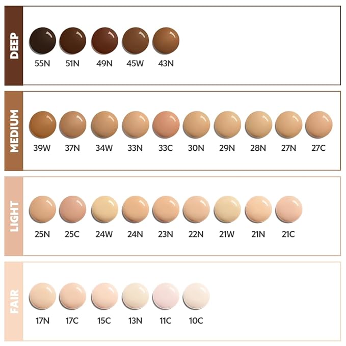 [*Mini Size*] TIRTIR Mask Fit Red Foundation | 72H Lasting Skin-Fit Korean Makeup with Skin-fit Satin Finish & Wide Shade Range, #10C Shell, 0.34oz