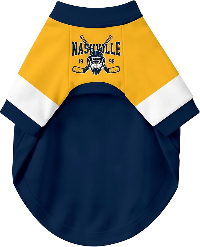 Nashville Dog Clothes Personalized Pet T Shirt for Dogs Gift | Custom Name Number Jersey Style Pet Shirt for Dog