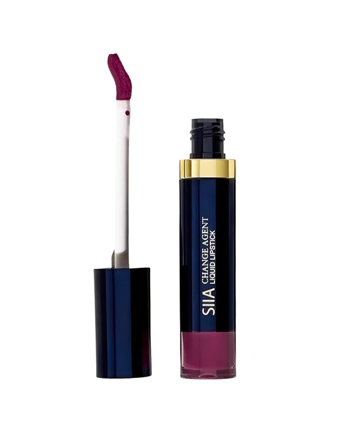 SIIA Cosmetics Change Agent Liquid Lipstick in Glamour Purple