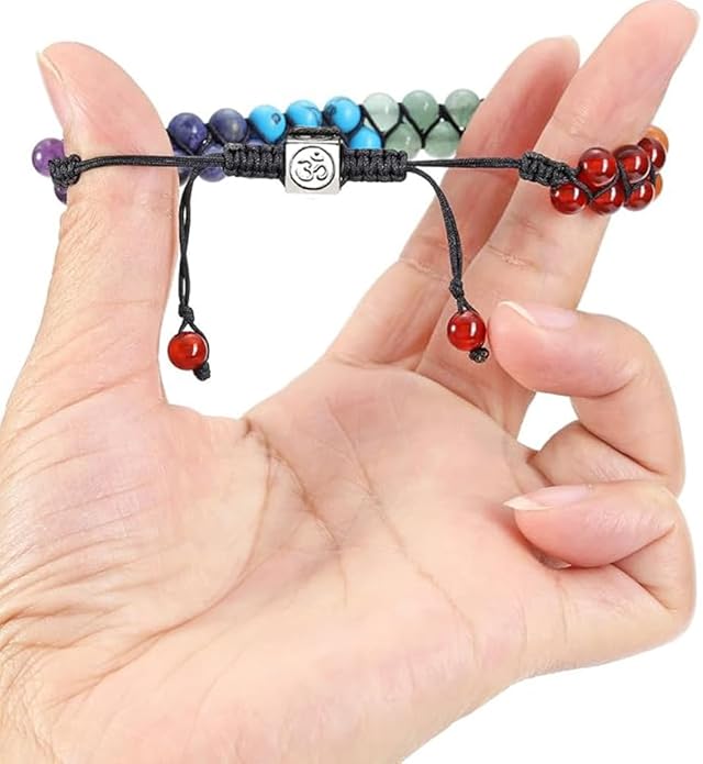 Bracelet, Adjustable Healing Stone Crystal Bracelets Beaded Bracelet Relax Anxiety Gifts For Women