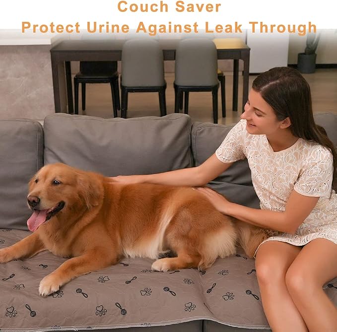 Peepeego 48x96 Dog Pee Pad Washable,Waterproof,Non Slip Pet Carpet for Hallway