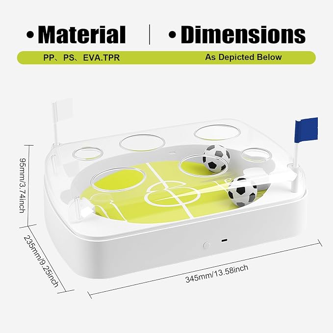 2026 International Soccer Electric Cat Toy Balls with Catnip, Motion Activated Automatic Rolling Interactive Cat Toy, Indoor Hunting Exercise Mental Stimulation Scratching Pet Play Ball