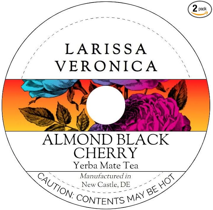 Almond Black Cherry Yerba Mate Tea (Single Serve K-Cup Pods) (12 pods, ZIN: 576454) - 2 Pack