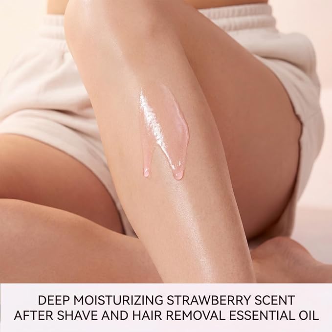 After Shave & Hair Removal Care Essential Oil, formulated with Mineral Oil, Jojoba Seed Oil and Vitamin E, nourish and soothe skin, improve dryness, keep skin silky, for daily post-shave care