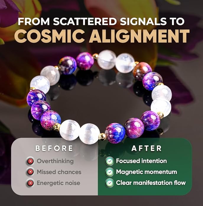 Conscious Items Wealth & Manifestation Bracelet for Women & Men, Prosperity Bracelet with Money Crystals & Natural Stone for Abundance, Goal Attraction, & Positive Intentions