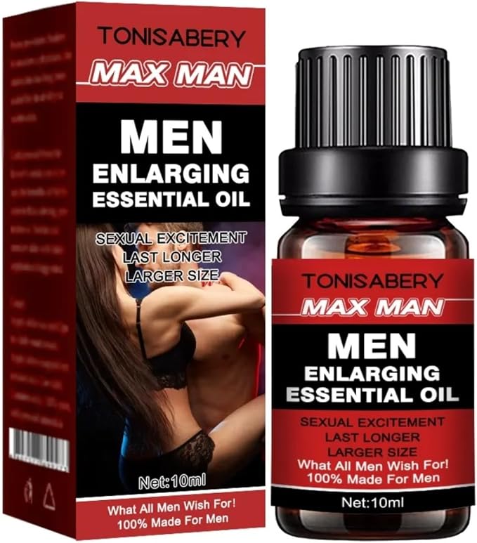 TONISABERY MAX Man ENLARGING Essential Oil ENLARGMENT Oil for Men Oil Enlarge 10ML (RED) (2)