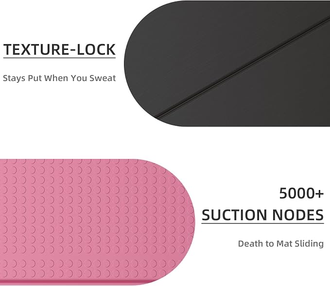 Foldable Yoga Mat 0.32 inches Thick(8mm), SGS Certified POE Material | Non Slip, 71 x 24 inches, Foldable for Travel, Pilates, Camping, Environmental Sports Mat, Odorless