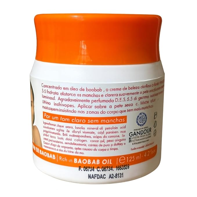 D.E.S. 5.5 Unifying Body Cream | Extreme Hydration & Even Tone Appearance Support | Moisturizing Skincare With Natural Baobab Oil | For Smooth & Radiant Skin | Net Wt. 125 g
