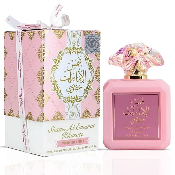 Ard Al Zaafaran Shams Al Emarat Khususi Pink Blush & Iced Petal Eau de Parfum Sprays 100ml (3.4 oz)