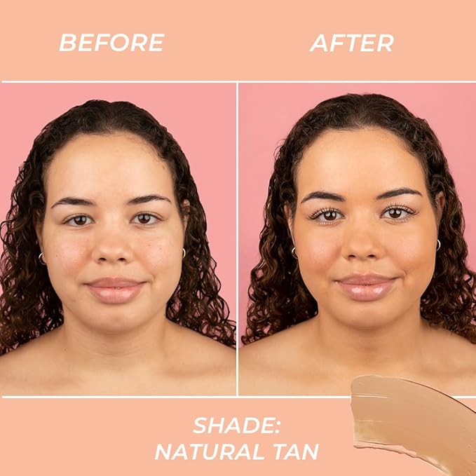 MCoBeauty - Miracle BB Cream - Primes and Tints - Everyday Skin Tone Balancing Face - Contains Hyaluronic Acid and Glycerin - Cream Natural Tan Shade