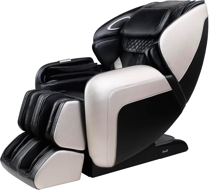 Osaki OS-Atai SL-Track Zero Gravity Full Body Airbag Massage Back and Calf Infrared Heat with Foot Roller Massage (Brown)