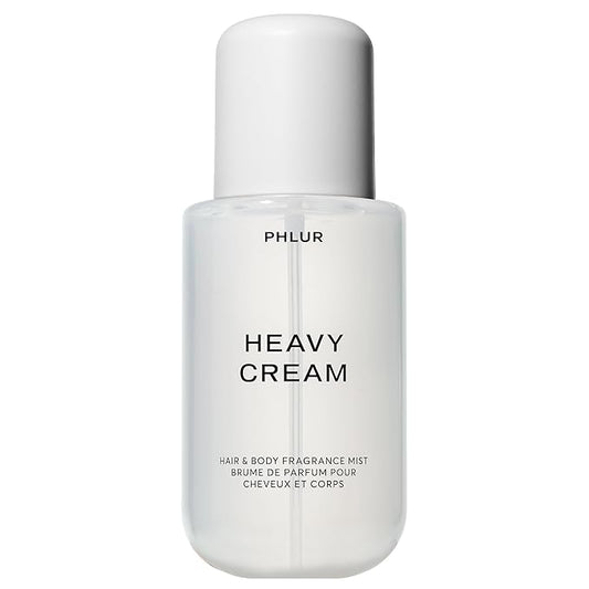 PHLUR Heavy Cream Body Mist, 8 Fl Oz – Hair and Body Perfume for Women, Gourmand Vanilla Body Spray with Marshmallow, Coconut Cream & Citrus Fragrance