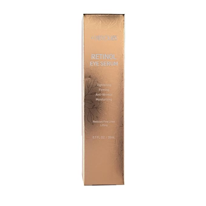 Retinol Eye Cream for Dark Circles and Puffiness, Anti Aging Under Eye Cream with Hyaluronic Acid, Retinol & Collagen to Fight Fine Lines, Wrinkles & Dark Spots