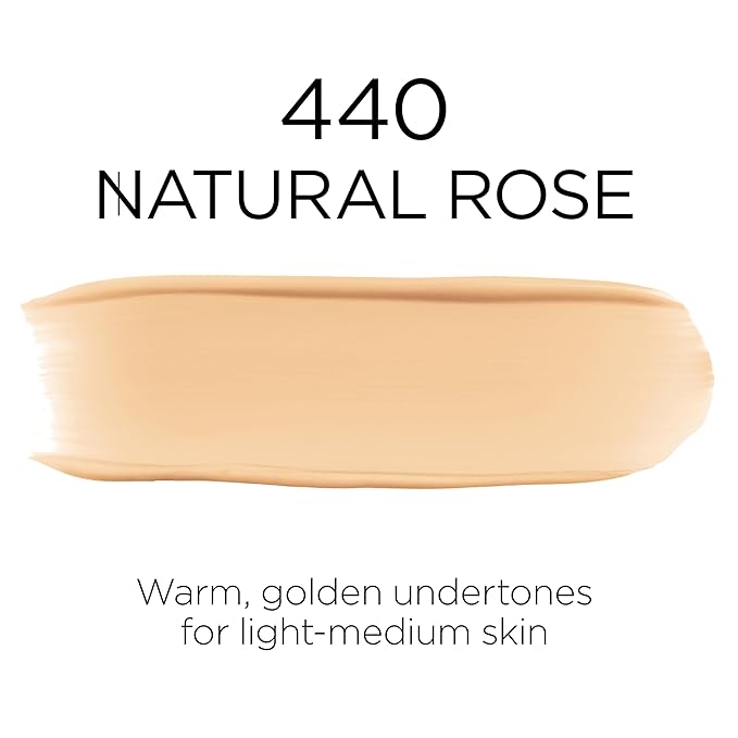 L'Oreal Paris Makeup Infallible Up to 32 Hour Fresh Wear Lightweight Foundation, 440 Natural Rose, 1 Fl Oz, Packaging May Vary