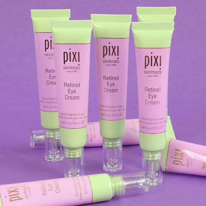 Pixi Beauty Retinol Eye Cream | Soothing Eye Cream | Retinol Helps Smooth & Refine Delicate Eye Area | Peptides Help Minimize Fine Lines | 0.84 fl oz/25ml