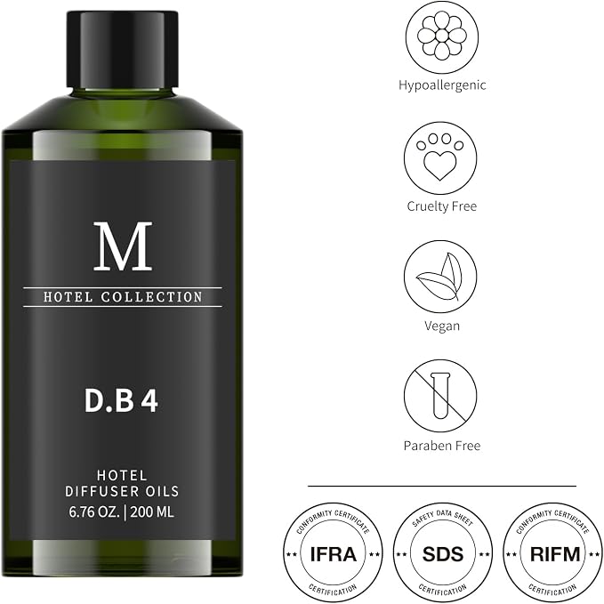 Hotel Scents Dubai 6.76 Fl Oz (200 ml), Home Luxury Aroma,Hotel Fragrance Diffuser Oil,Hotel Diffuser Oil for Aromatherapy, Bigger Bottle, Bolder Aroma, Longer Lasting