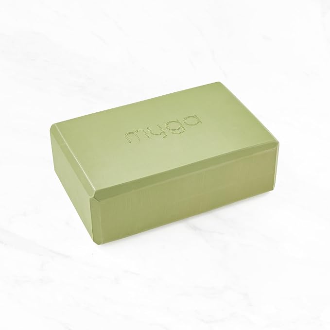 MYGA Yoga Block,Lightweight EVA Foam Yoga Brick,High Density Non-Slip Block for Yoga Poses, Pilates, Balance and Flexibility