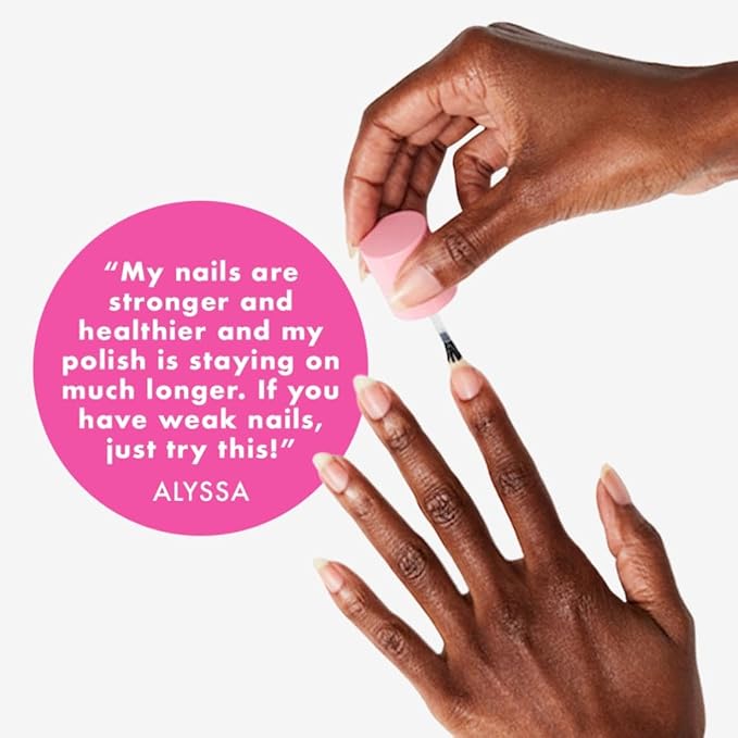 Olive & June Nail Strengthener | Heals & Conditions Weak, Brittle Nails | Up to 77% Increase in Strength | Prevents Peeling & Ridges | Celery Seed + Flora Complex | Vegan, Cruelty-Free Nail Treatment
