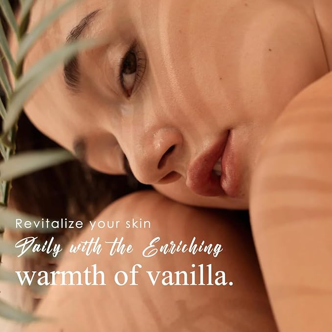 Aromatico Warm Vanilla Mini Body Oil for Women | Moisturizing After Shower Body Oil for Daily Use | Cozy, Creamy Vanilla Scent - 4 fl oz