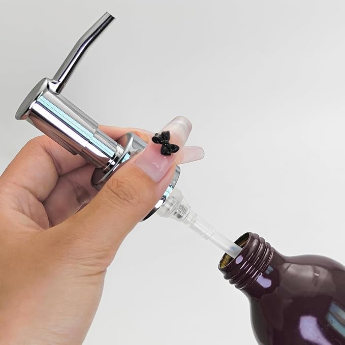 Elitzia Massage Oil Warmer Use Parts Pump Bottle 1 Pack 8.45oz/250ml Aluminium Pump Bottles for Solution Gel Lotion and Cream Use Suitable for ETAW02S ETAW03 ETLB01 ETLB02 ETOH843N ETOH843NB(Brown)