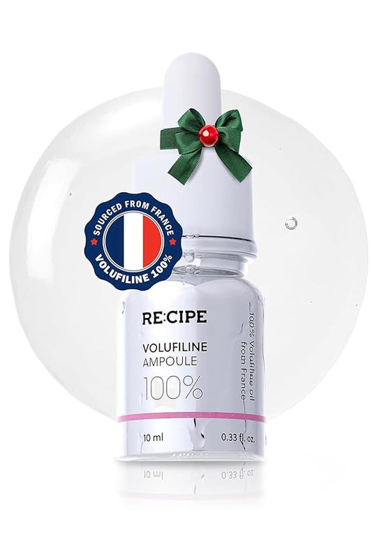 RECIPE Volufiline 100% Ampoule - From France, Sederma - Pure Volufiline Serum - DIY Skin Care Booster for Face & Body – Hydrating & Age-Defying Formula for Elevated Resilience (0.33 fl oz)