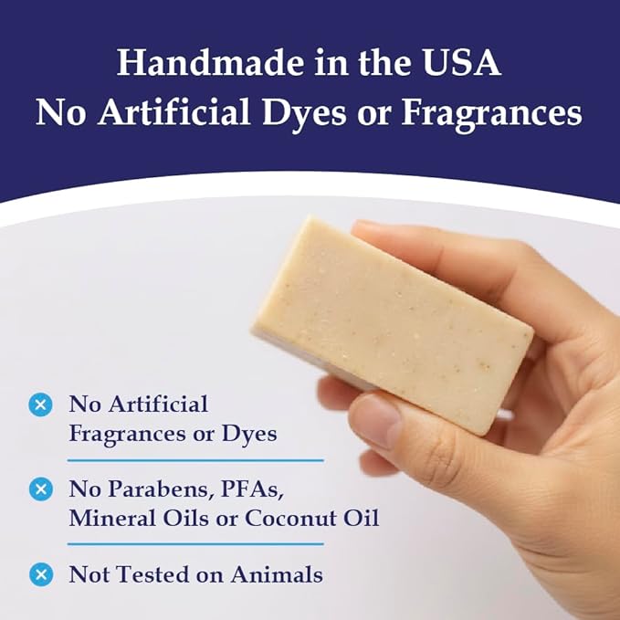 Noble Formula 2% Pyrithione Zinc (ZnP) Emu Oil Bar Soap, Especially Formulated for Acne, Psoriasis, and Eczema, Safe for Daily Use and All Skin Types, 3.25 oz