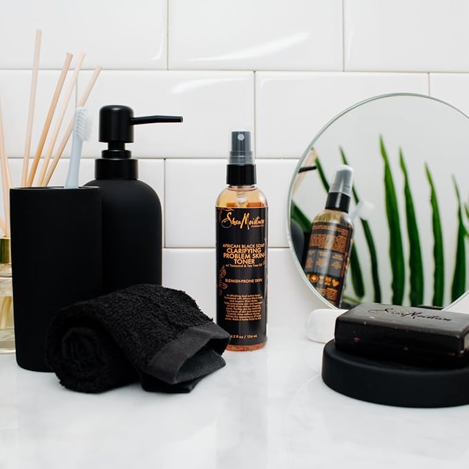 SheaMoisture Clarifying Toner for Problem Skin African Black Soap with Tea Tree Oil 4.4 oz