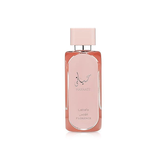Lattafa Hayaati Florence for Women Eau de Parfum Spray, 3.4 Ounce