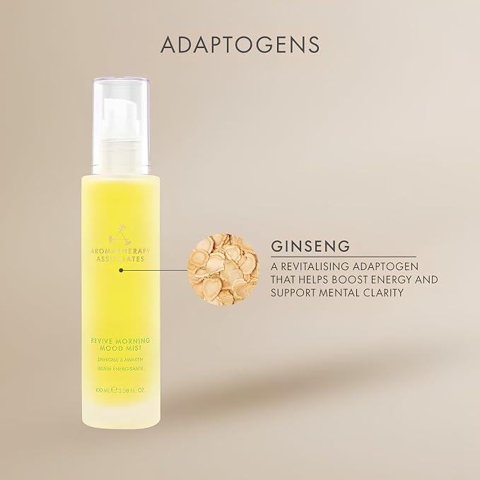 Aromatherapy Associates Revive Morning Mood Mist, 100ml, Energizing Aromatherapy Spray, Body, Room, & Pillow Spray with Grapefruit, Rosemary, Juniper Berry & Ginseng, Alcohol-Free Essential Oil Mist