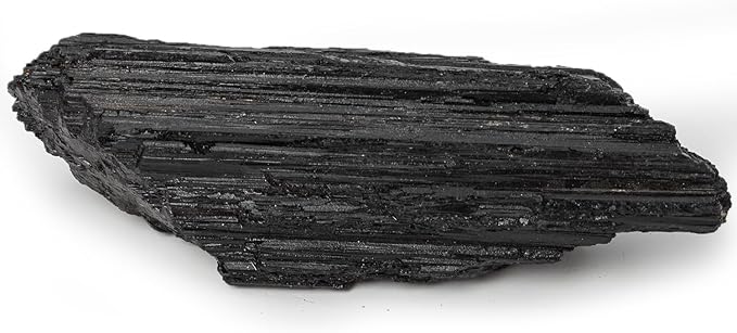 1-1.5lbs Large Raw Black Tourmaline Crystal Natural Rough Stone Healing Crystals for Meditation Reiki Energy Decoration