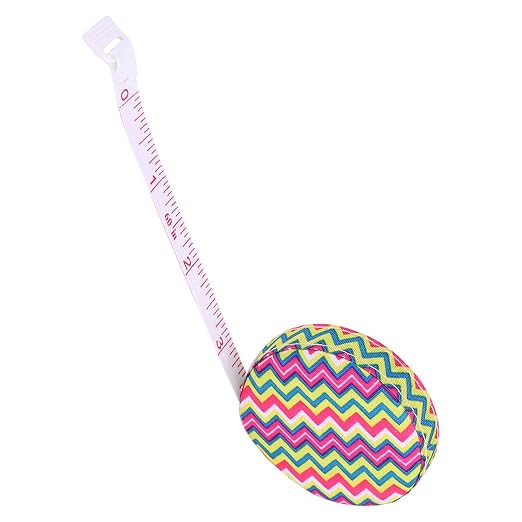 Haofy 150cm 60in Retractable Tape Measure for Body Fitness Measuring Chest Waist Hip Thigh Arm Shank Suitable for Adults Children Workout Tracking (No. 1 Water Ripple)