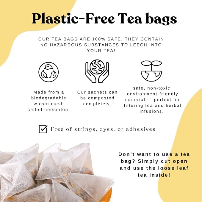 Organic Digestive Tea Loose Leaf Tea Bags – Stomach Soothe, Gut Health Tea, Tummy Tea, Debloating Tea, Marshmallow Root, Licorice Root, Chamomile, Caffeine Free AIP Leaky Gut Blend, 15 Count
