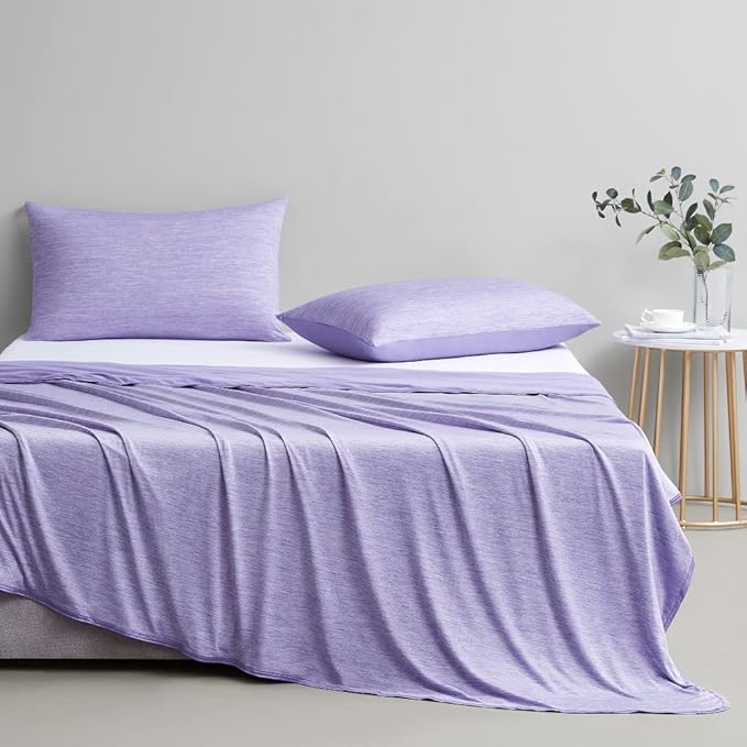 Elegear Arc-Chill 3.0 Cooling Blankets for Hot Sleepers, Queen Size, Purple | Q-Max>0.5 Cooling Fabric, Absorbs Heat to Keep Body Cool, Breathable Summer Blankets for Night Sweats & Menopause, 79"x86"