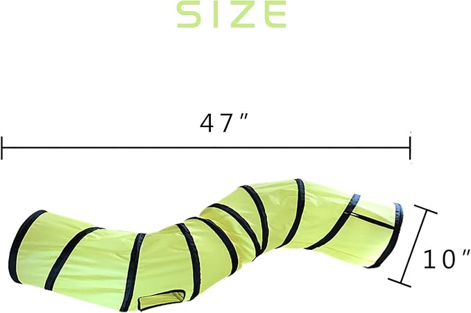 iCAGY Cat Tunnel Toys for Indoor Cats Kittens Rabbits, Pet Toy Play Tunnels