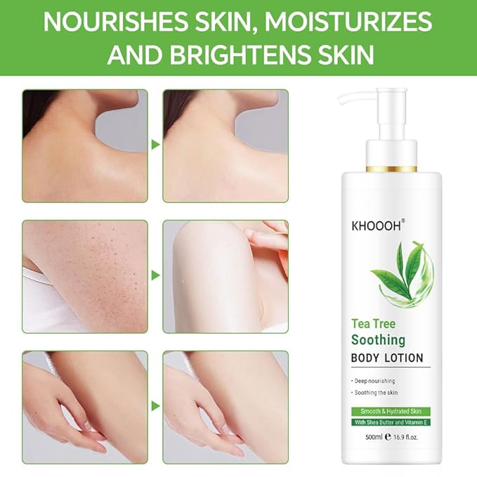 Moisturizer Skincare Dry Skin Body Lotion Intense Healing Body Lotion for Very Dry (Tea Tree)