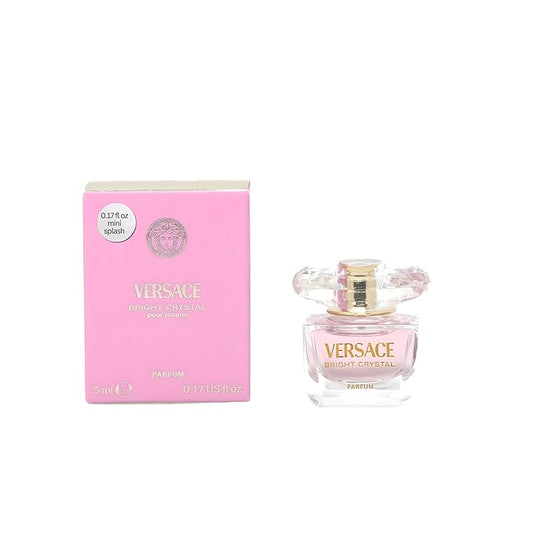 Versace Bright Crystal Pour Femme Perfume for Women Mini EDP Splash 0.17 Ounce