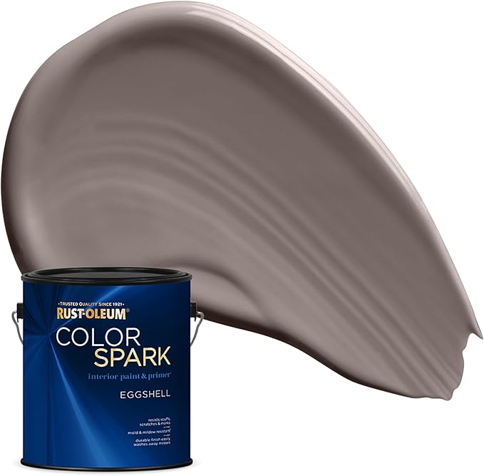 Rust-Oleum Color Spark Interior Paint and Primer in One, Eggshell, South Kensington, 1 Gallon