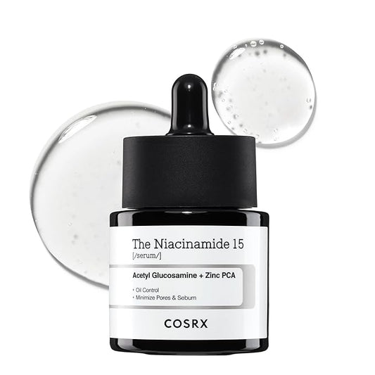 COSRX 15% Niacinamide Face Serum, 0.67 fl oz, Pore Minimizer Serum for Face, Even Skin Tone, Korean Skin Care, Stocking Stuffers, Gifts For Women