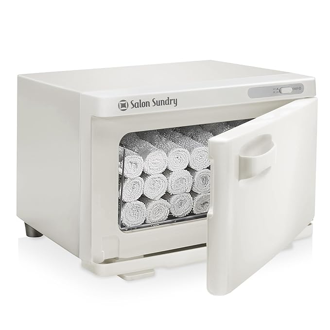 Salon Sundry Professional Hot Towel Warmer Cabinet - Facial Spa and Salon Equipment - White