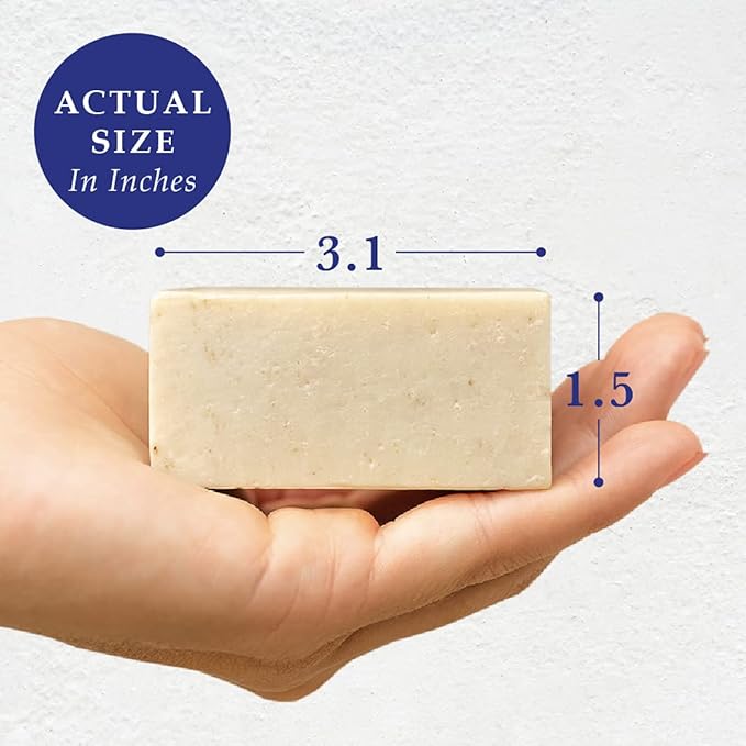 Noble Formula Zinc Bar Soap, Olive Oil and Argan Oil 2% Pyrithione Zinc (ZnP) for All Skin Types Including Those With Acne, Psoriasis and Eczema, 3.25 oz