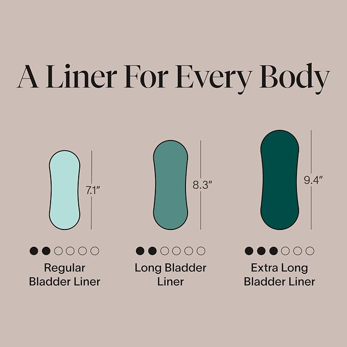 Cora 100% Organic Cotton Topsheet Bladder Liners (72 Long Bladder Liners)