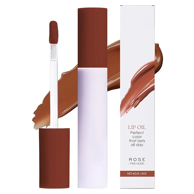 Lips Staining Lip Oil, 2025 Upgrade Lips Staining Long-Lasting Moisturizing Lip Oil Both an Oil and a Stain, Dynamic Finish Lip Tint Lips Oil Glossy Creamy Texture for Girl and Women (TAMARIND)